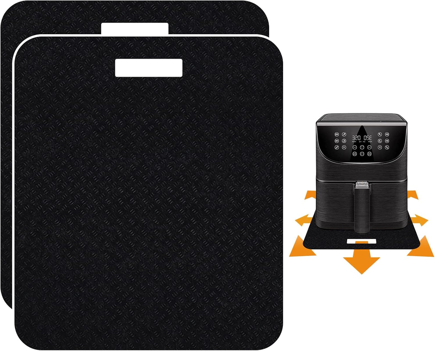 Heat Resistant Mat for Air Fryer with Sliding Function
