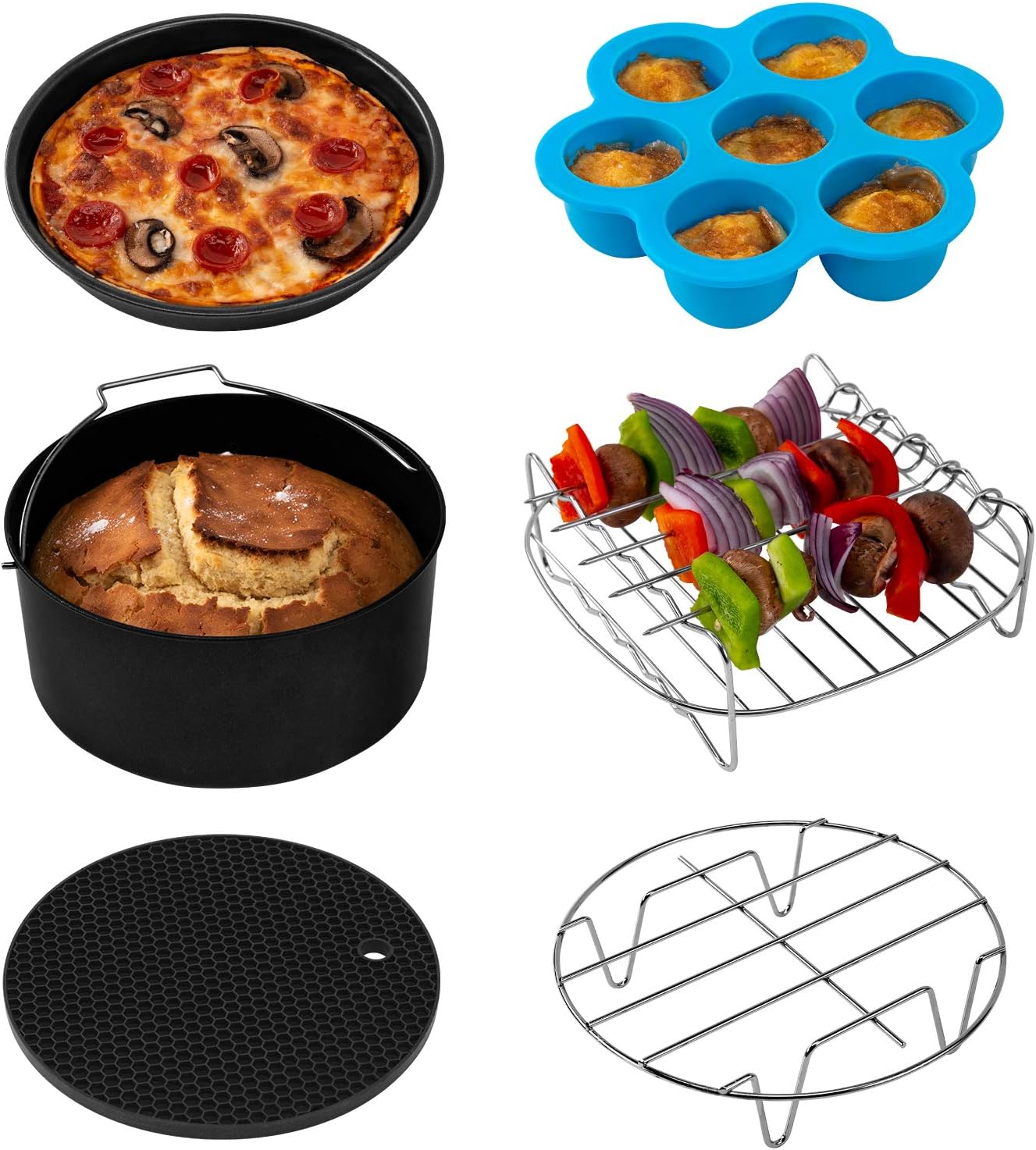 COSORI Air Fryer Accessories, Set of 6 Perfect - Image 2