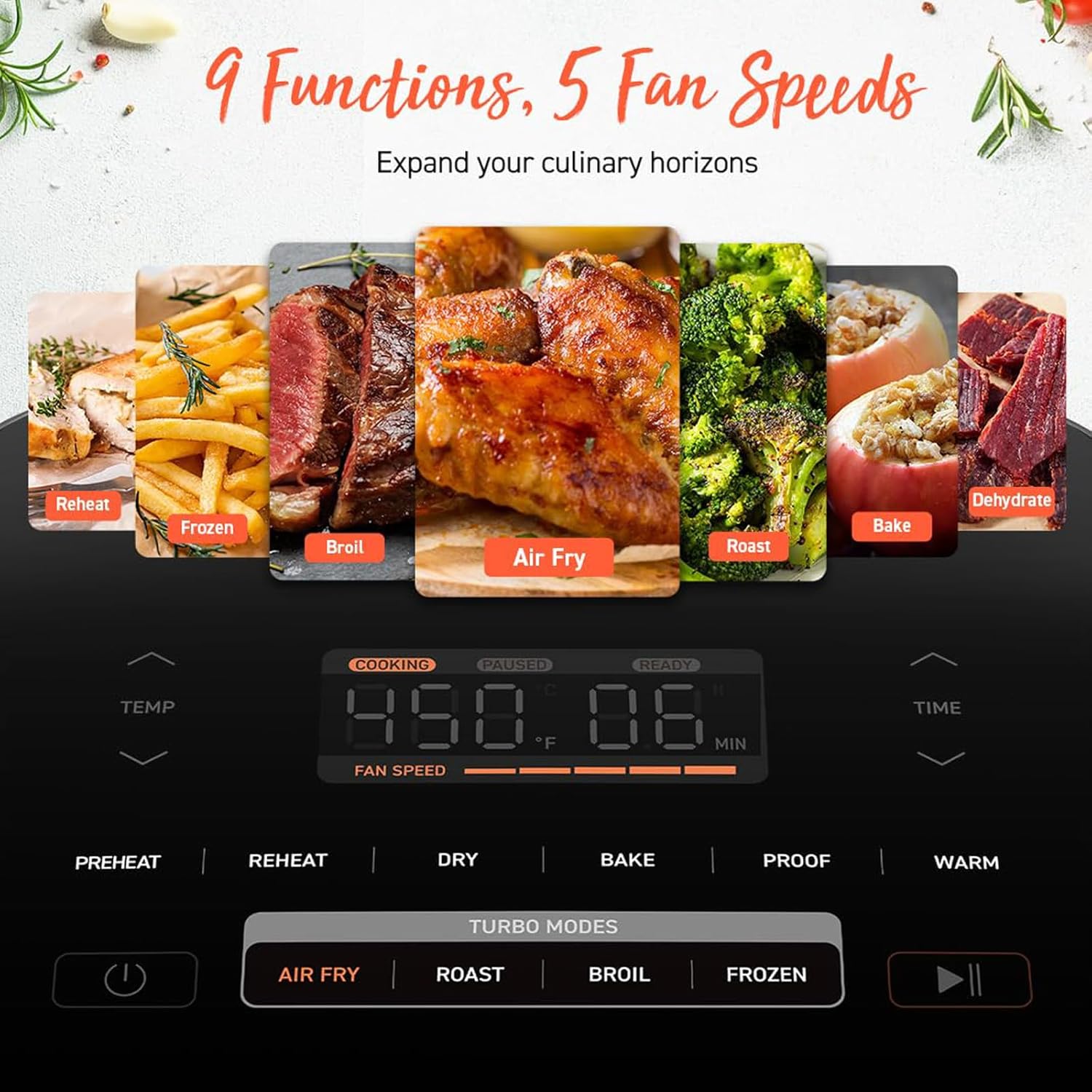 COSORI Air Fryer 9-in-1, Compact & Large 6-Qt - Image 2